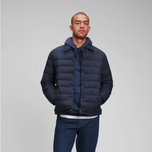 PUFFER JACKET • Navy Blue EUC • Great for TRAVEL ✈️ ( fits boy L XL 12 14 16 )